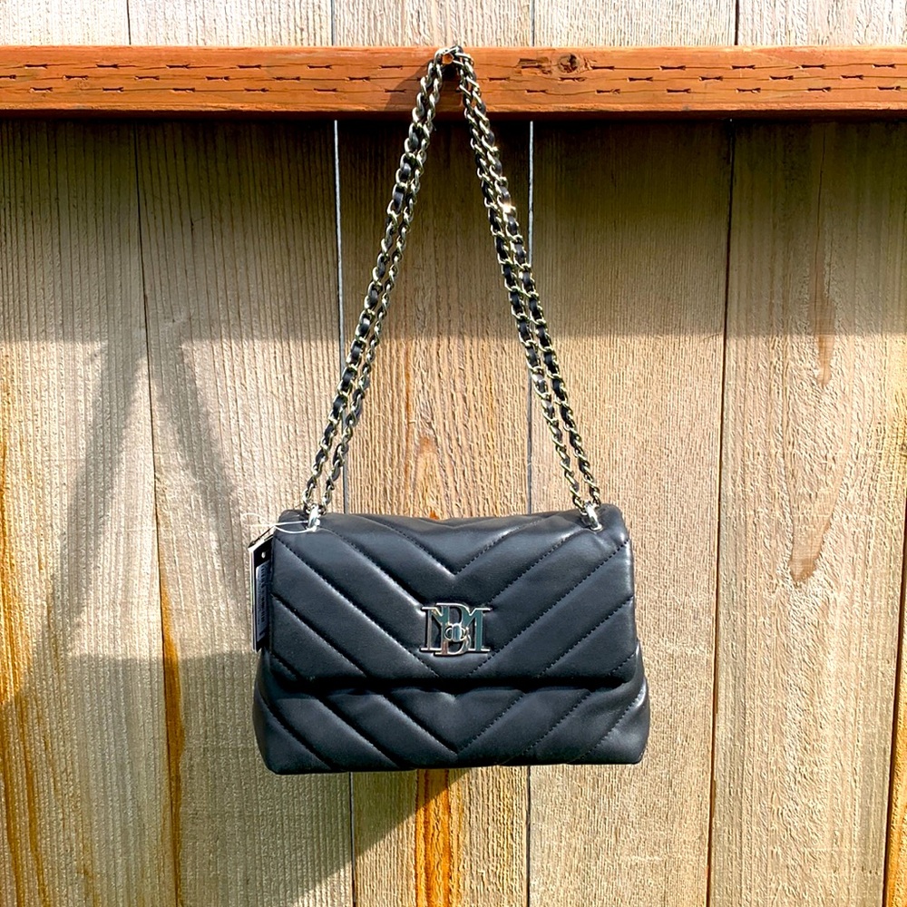 Black quilted crossbody 159.00 new